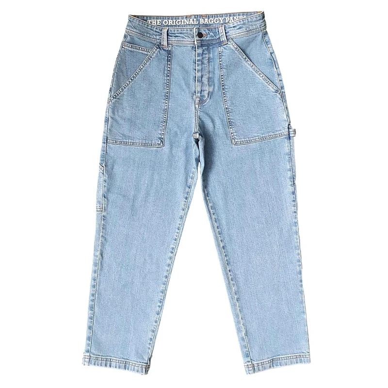 Homeboy Unisex X-Tra Work Denim Pants, Moon, 32 L32