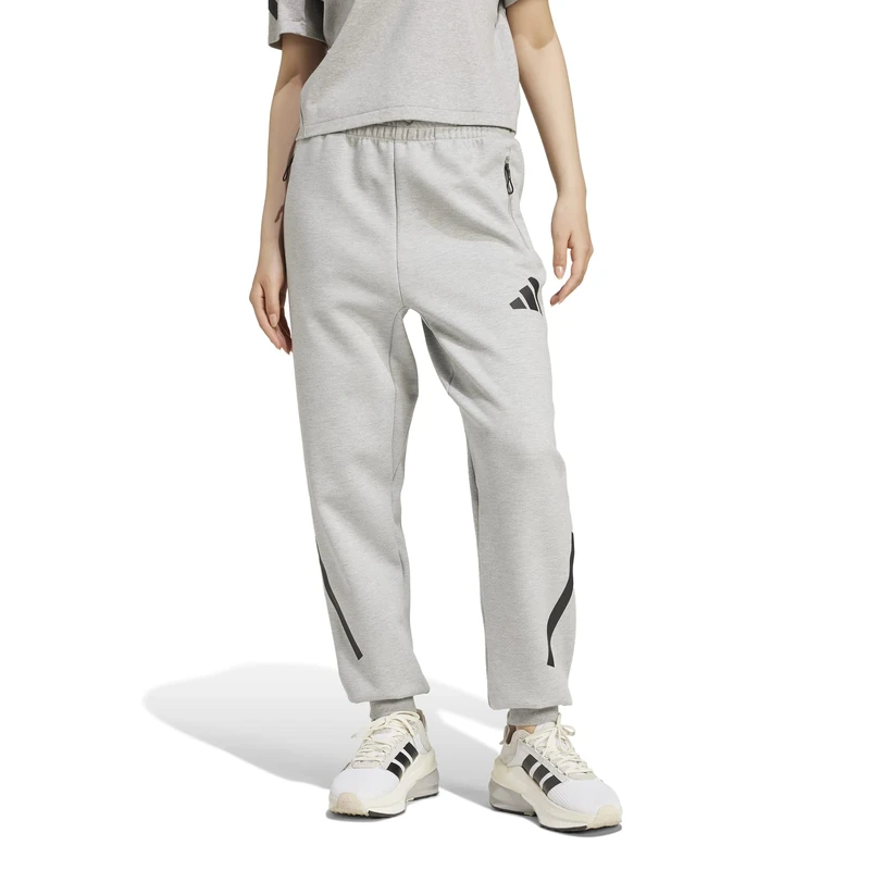 adidas Women's Z.n.e. Pants - Medium Grey Heather, Large - Image 1