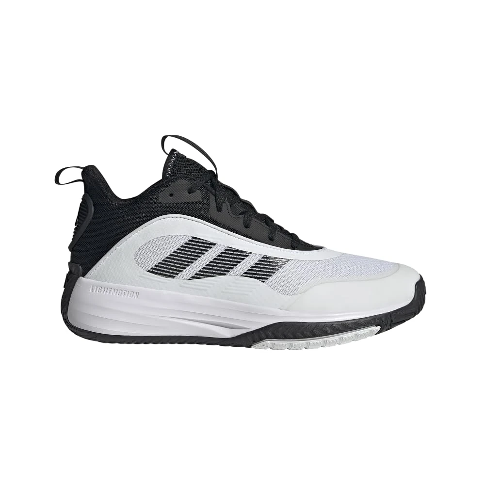 Adidas Men's Own The Game 3.0 Basketball Sneaker, White/Black/Black, 6.5