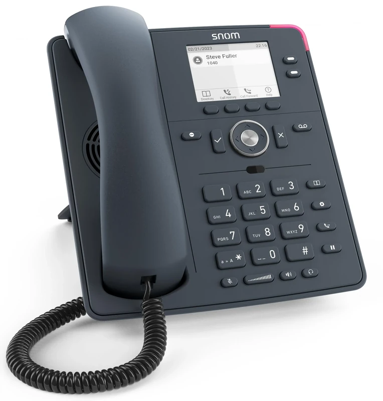 Snom D140, Phone, Landline, Slate Grey, 2 SIP identities, 2.8 inch TFT LCD, Energy Efficient