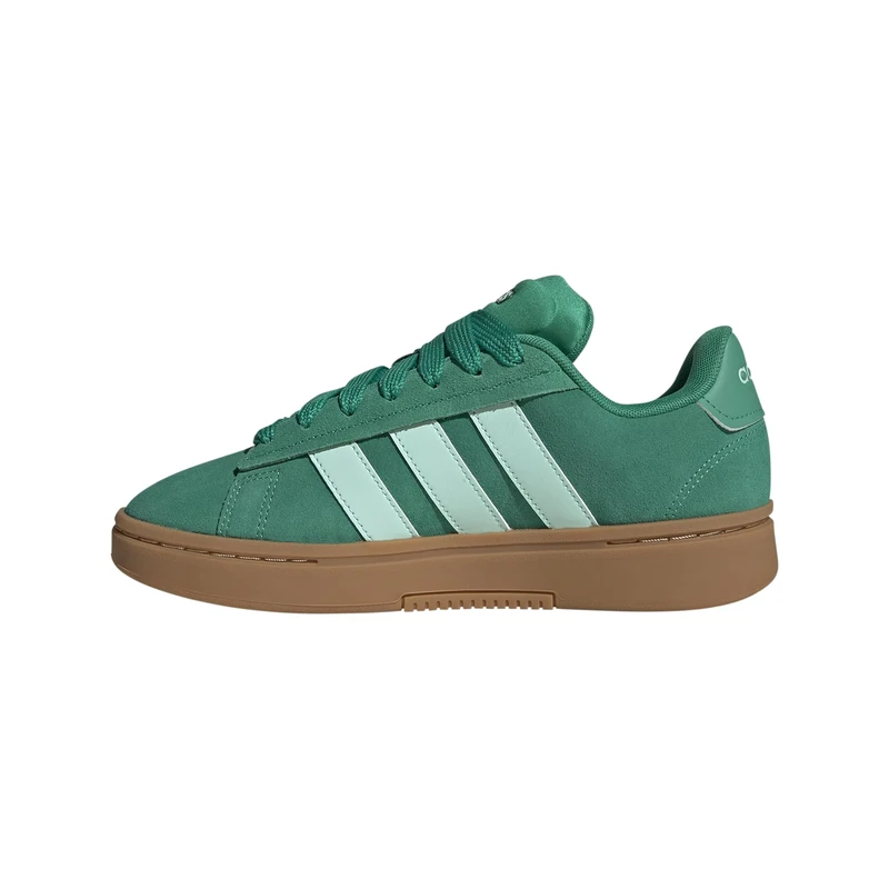 adidas Women's Grand Court Alpha 00s Sneakers, Court Green/Clear Mint/Gum, 4.5 UK