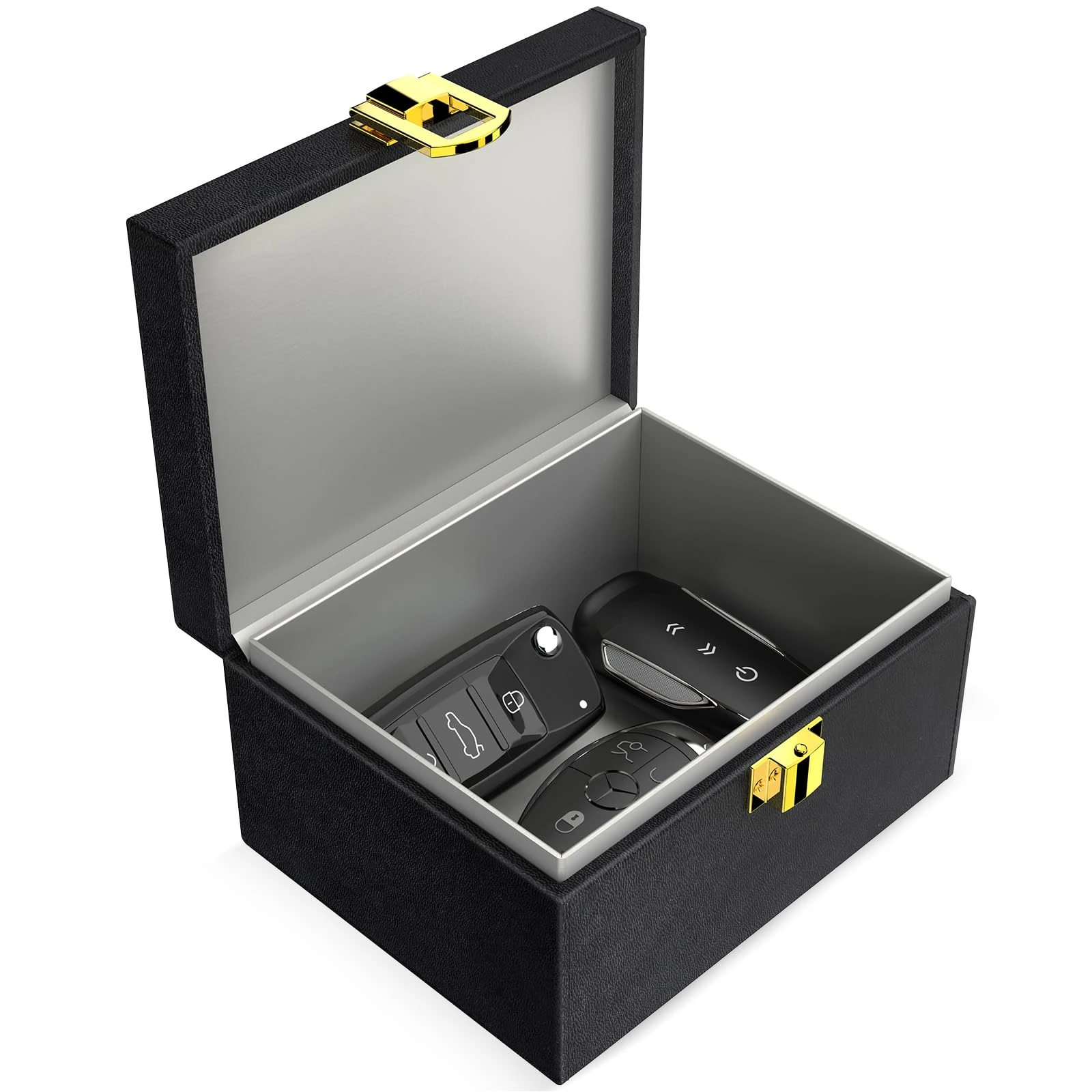 lanpard Faraday Box for Car Keys, Keyless Signal Blocking Anti-Theft Key Protector Signal Blocking Box