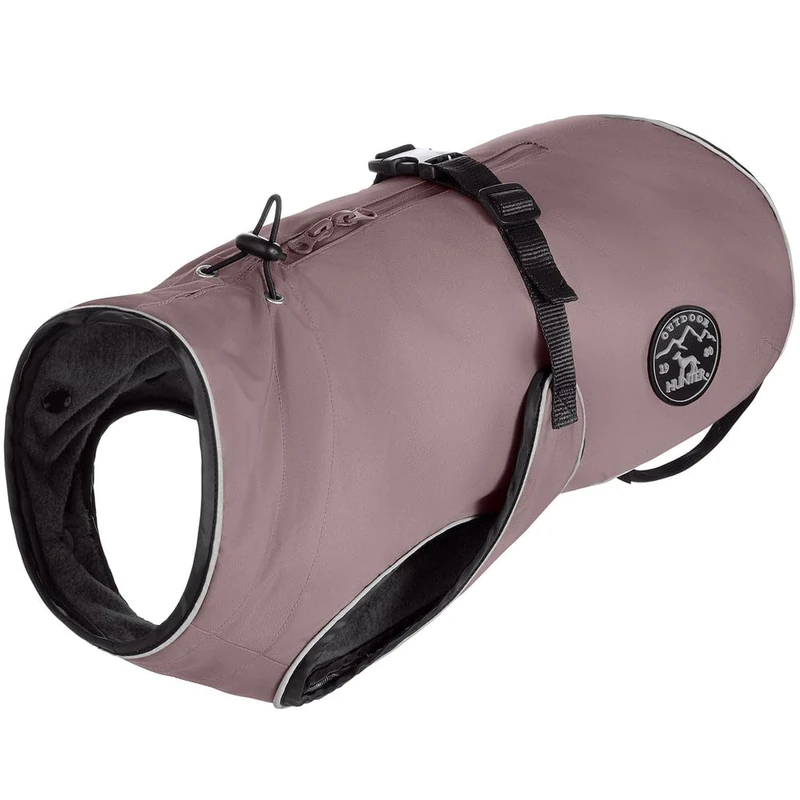 HUNTER Uppsala Dog Coat - Aged Pink - Size 55 cm - Image 1