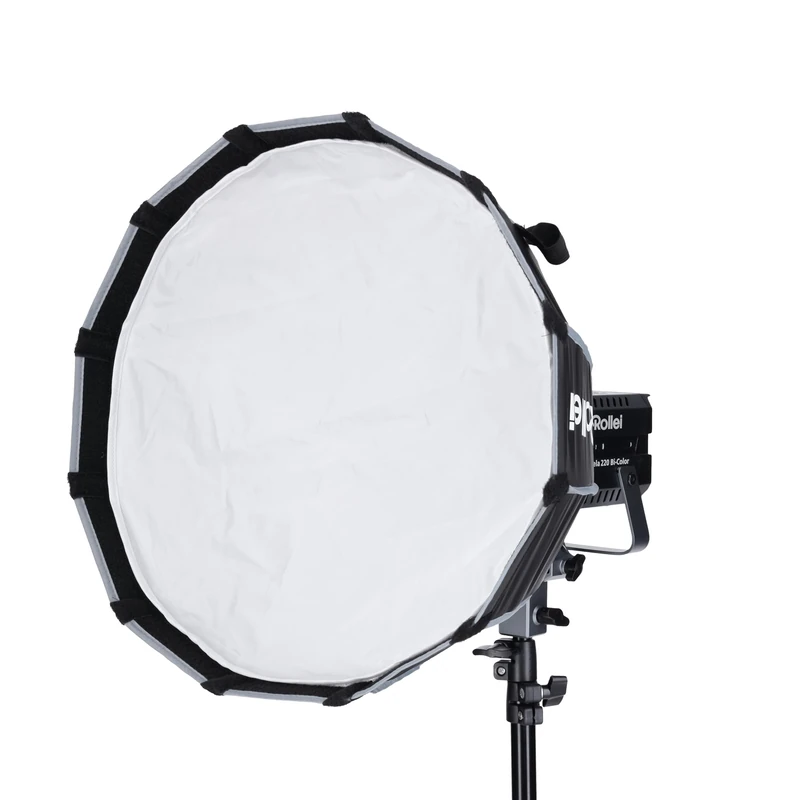 Rollei 45 cm Quick-Parabol Softbox: Soft and Contrasting Light with Bowens Bayonet and Included Grid