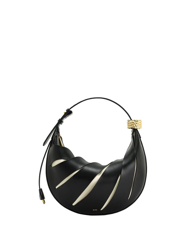 JW PEI Women's Jana Hollow Out Shoulder Bag - Black