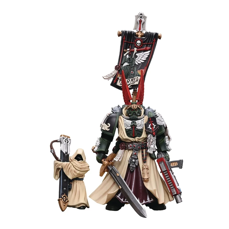 JOYTOY 1/18 Warhammer 40,000 Action Figure Dark Angels Supreme Grand Master Azrael Collection Model (4 inch)