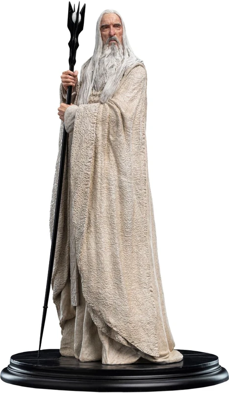 Weta Workshop Saruman the White Wizard Statuette, 1/6 Scale, 33 cm, Black