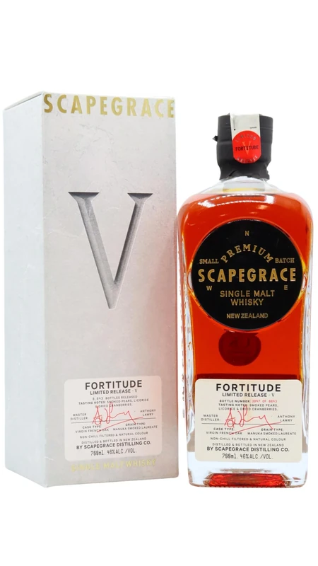 Scapegrace Ltd Release V: Fortitude Single Malt Whisky - Image 1