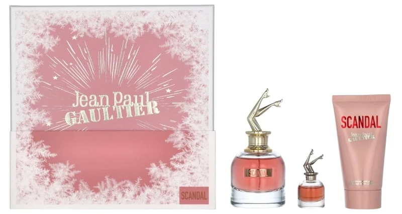 Jean Paul Gaultier Scandal Eau de Parfum 50ml Gift Set 2023 (Contains 50ml EDP, 75ml Body Lotion and Miniature)