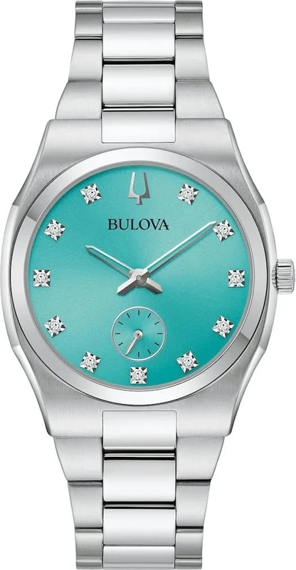 Bulova 96P243 Women's Analogue Quartz Watch with Stainless Steel Strap, Silver, Bracelet
