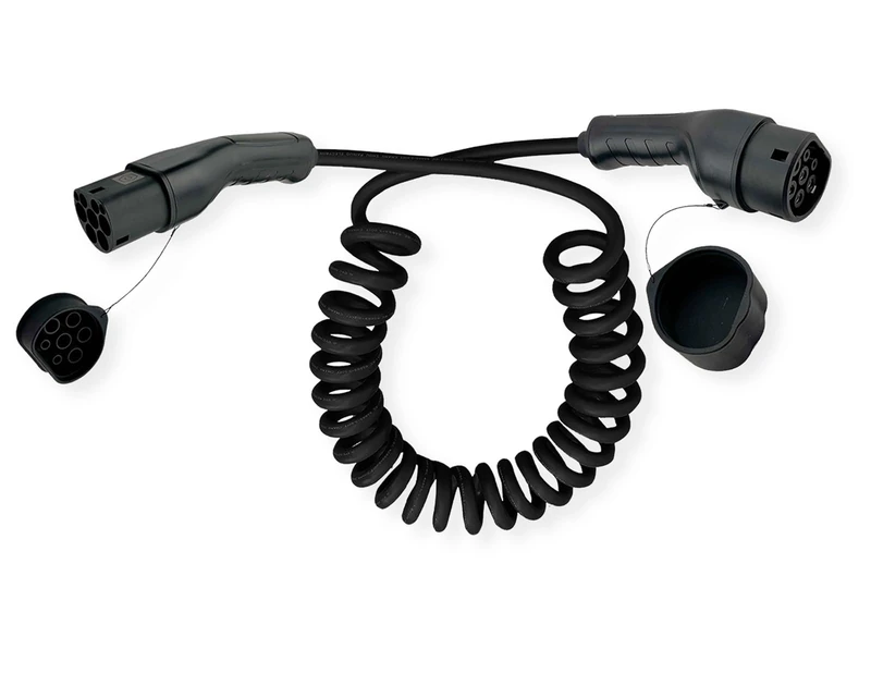 Roline Type 2 Electric Car Charging Cable - 32A 22kW Coiled