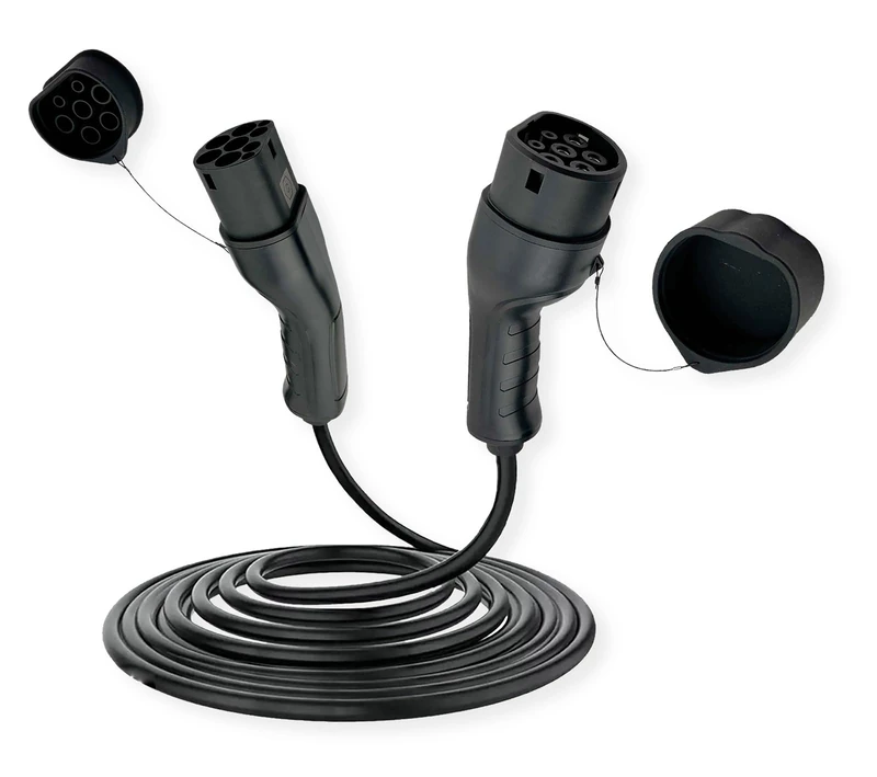 ROLINE Electric Car Charging Cable Type 2 3 Phase 480VAC (3P+N+E) 16A 11kW 3m
