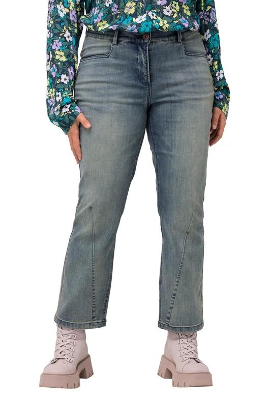 Ulla Popken, Ladies Plus Size Mandy Jeans, Blue, 40W x 32L