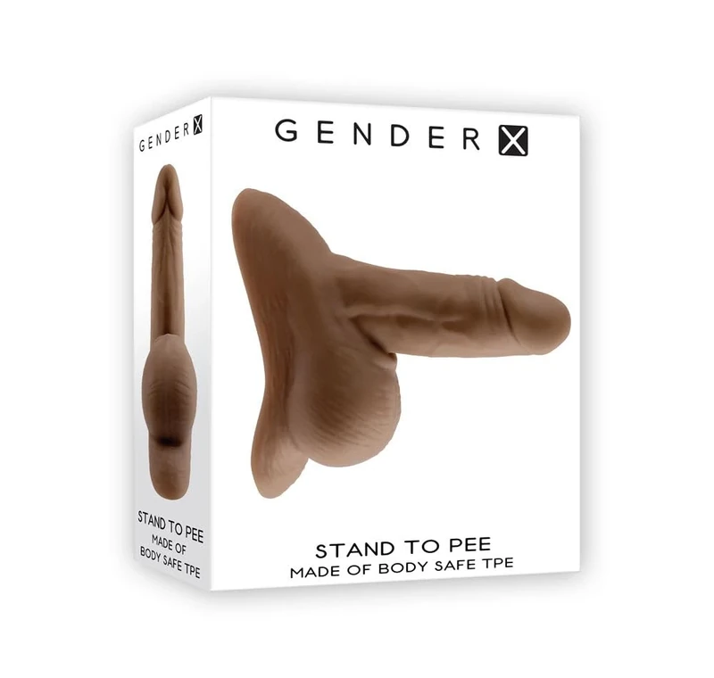 Gender X TPE Stand to Pee Dark Flesh 16 cm