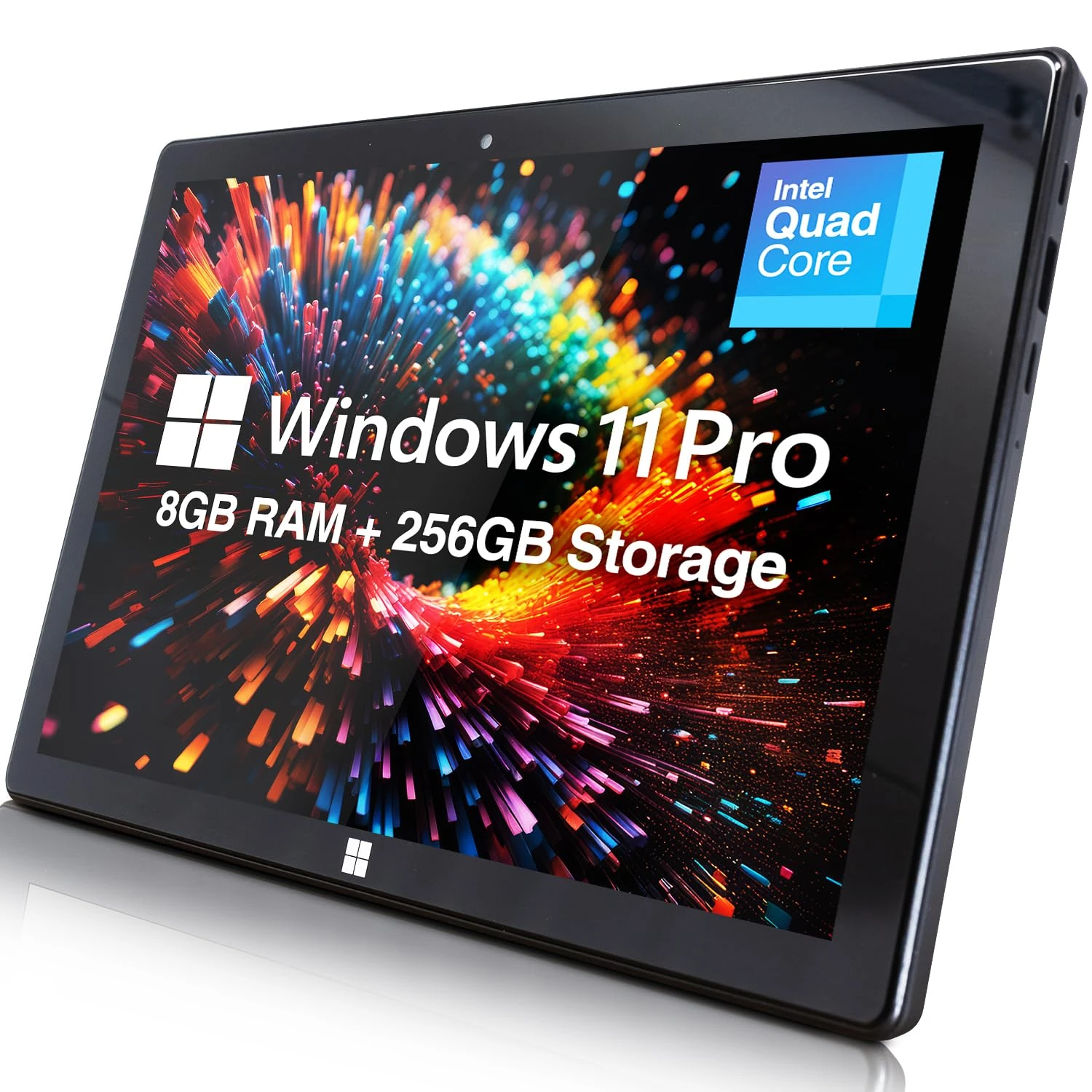 Fusion5 10.1" Windows 11 Full HD Tablet PC - FWIN232 PRO N5 Ultra Slim Windows Tablet Computer - 8GB RAM, 256GB SSD, N100 Quad-Core CPU, 10 Inch, 5G WiFi, HD Webcam, Micro HDMI, Expandable Storage