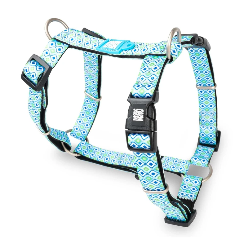 Max & Molly H-Harness Retro Blue, L