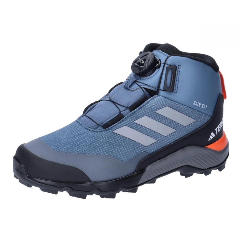 adidas Unisex Kids Terrex Winter Mid BOA RAIN.RDY Hiking Shoes, Wonder Steel/Grey/semi Impact Orange, 5 UK