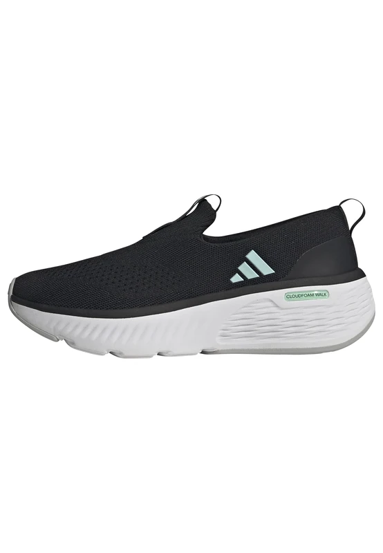 adidas Women's Cloudfoam GO Lounger Shoes, core Black/semi Flash Aqua/Cloud White, 7.5 UK