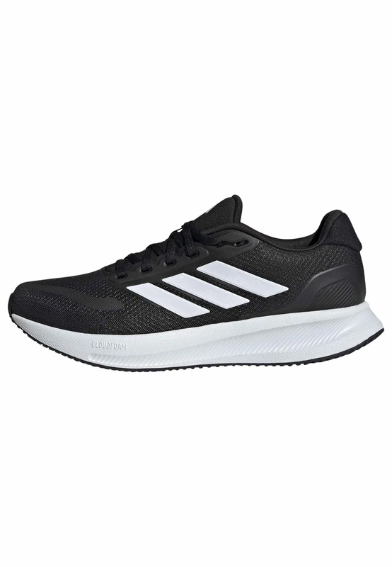adidas Men's Runfalcon 5 Running Shoes, Core Black/Cloud White/Core Black, 6.5 UK