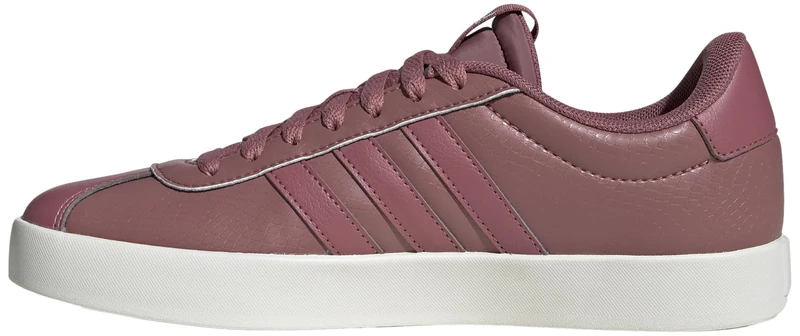 adidas Women's VL Court 3.0 Shoes, Crimson/Crimson/Zero met, 4 UK