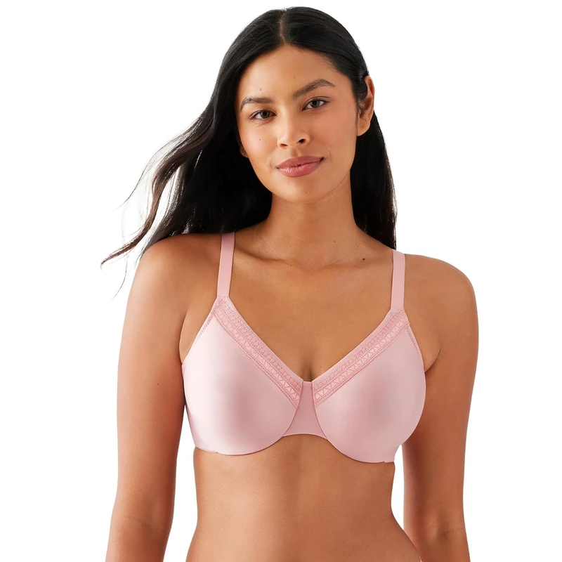 Wacoal Women's Perfect Primer Underwire Bra, Rose Elegance, 38 E