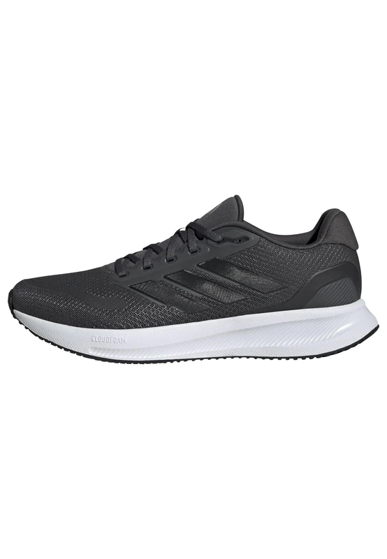 adidas Men's Runfalcon 5 Running Shoes, Grey Six/Core Black/Cloud White, 6.5 UK