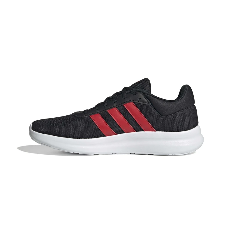adidas Men's Lite Racer 4.0 Shoes, Core Black/Better Scarlet/Better Scarlet, 8 UK