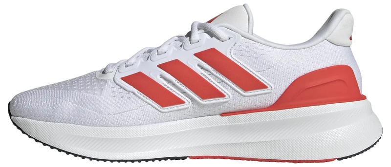 adidas Men's Ultrarun 5 Running Shoes, Cloud White/Bright red/core Black, 7.5 UK