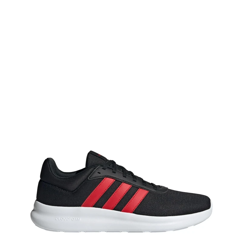 adidas Men's LITE Racer 4.0 Shoes, core Black/Better Scarlet/Better Scarlet, 7.5 UK