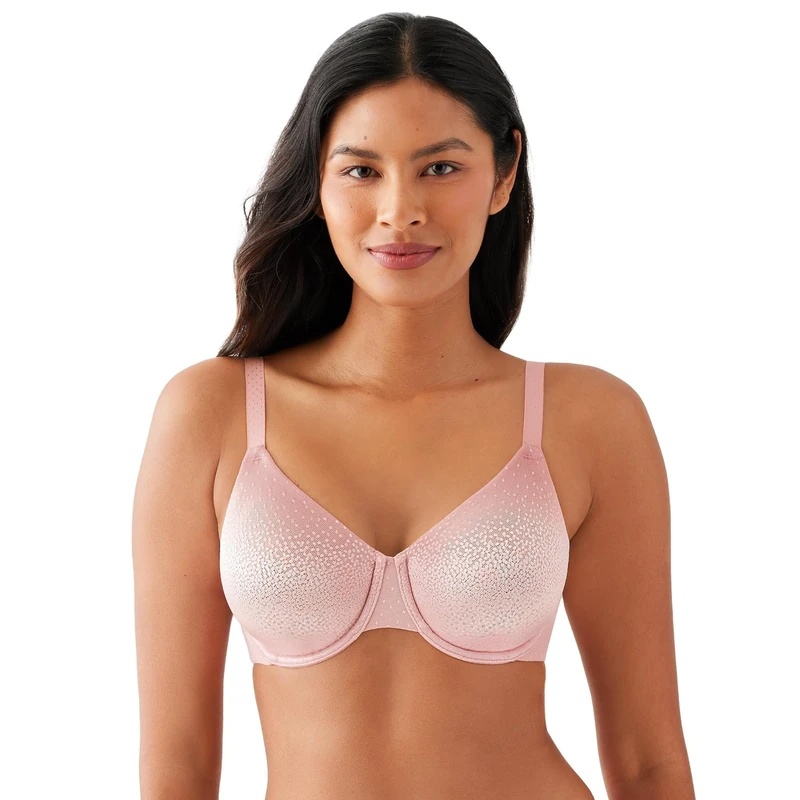 Wacoal Women's Back Appeal Underwire Bra, Rose Elegance, 34C