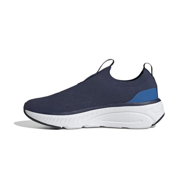 adidas Men's Cloudfoam GO Sock Shoes, Dark Blue/Halo Silver/core Black, 7.5 UK