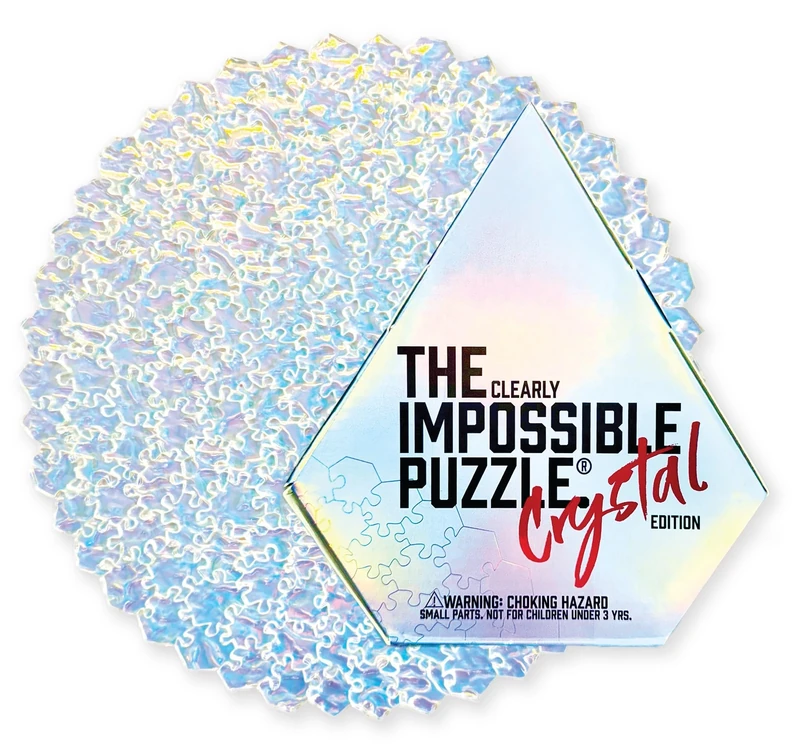 CM Originals The Clearly Impossible Puzzle - 100, 200, 500, 1000 Pieces Hardest Puzzle for Adults - Crystal Edition