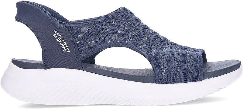 Skechers Women's Ultra Flex 3.0-Sun Warmth Hands Free Slip-ins Sandal, Navy, 6.5 UK - Image 1