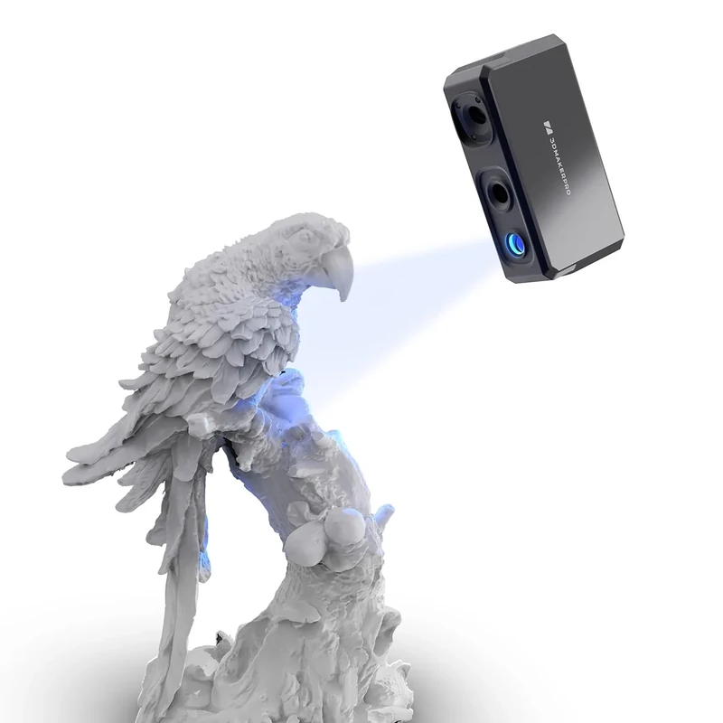 3DMakerpro Seal 3D Scanner - 0.02mm Accuracy, 10FPS, Anti-Shake