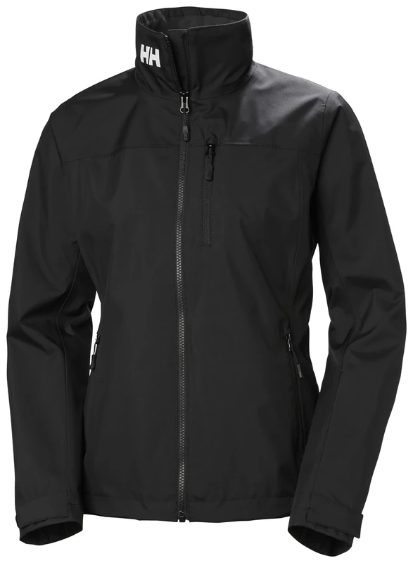 Helly Hansen Women's W Crew Jacket 2.0, Black, 2XL