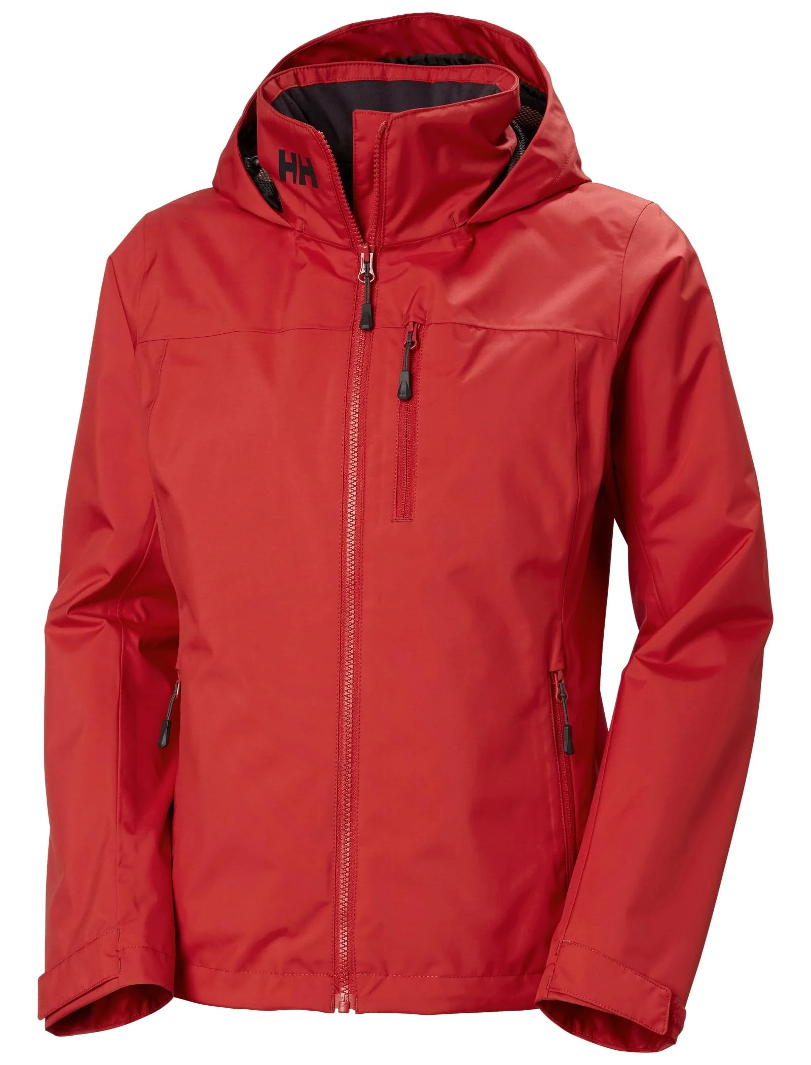 Helly-Hansen Women's Crew Hooded Midlayer Jacket 2.0, 162 Red, 3XL