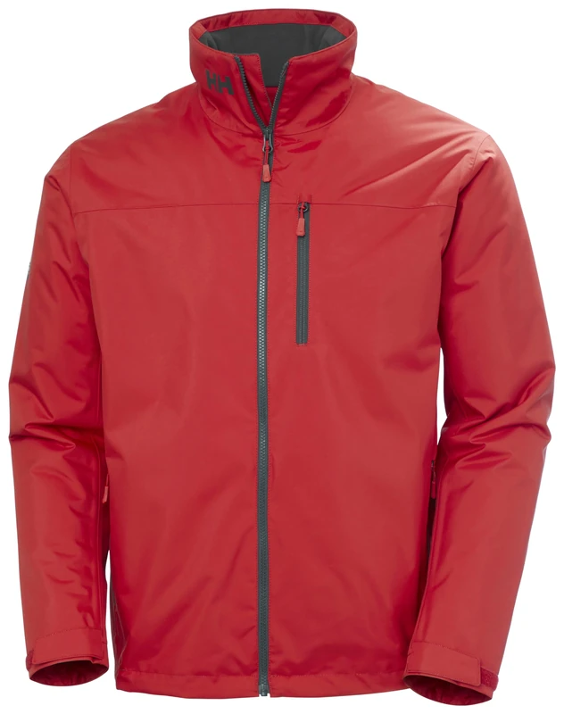 Helly Hansen Men's Crew Midlayer Jacket, Red 2.0, 2XL