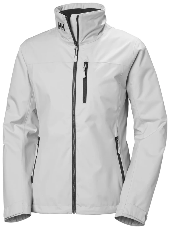 Helly Hansen Women's Crew Midlayer Jacket, Grey Fog 2.0, XS