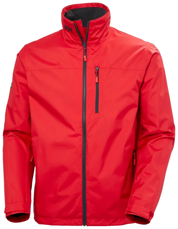 Helly Hansen Men's Crew Midlayer Jacket 2, Red, L