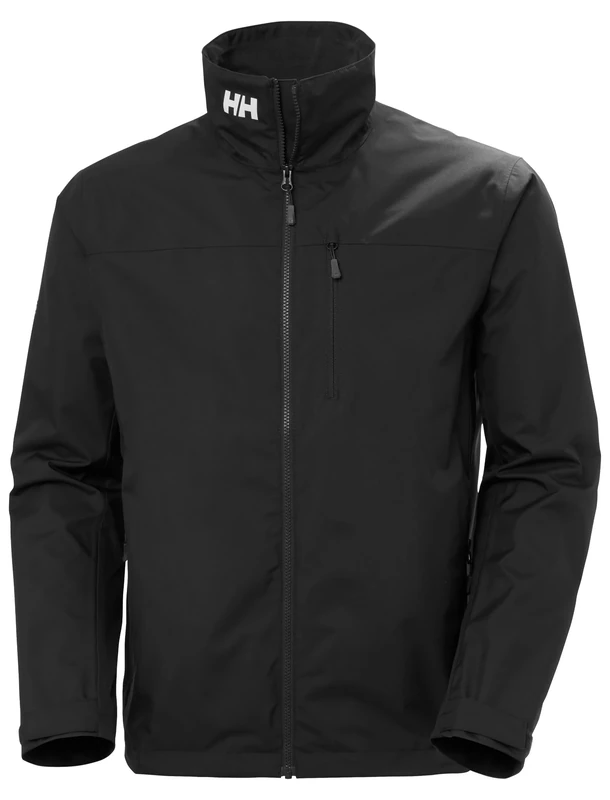 Helly Hansen Men's Crew Jacket 2.0, Black, 2XL
