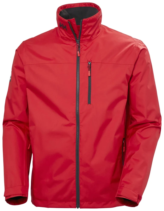 Helly Hansen Men's Crew Jacket, Red 2.0, M