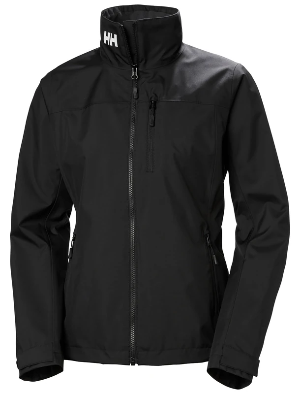 Helly Hansen Women's W Crew Jacket 2.0, Black, L