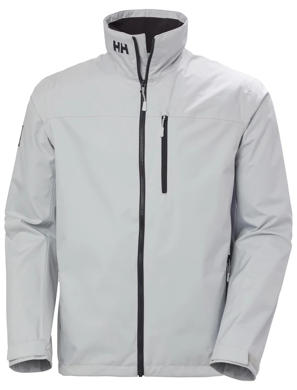 Helly Hansen Men's Crew Jacket, Grey Fog 2.0, 2XL
