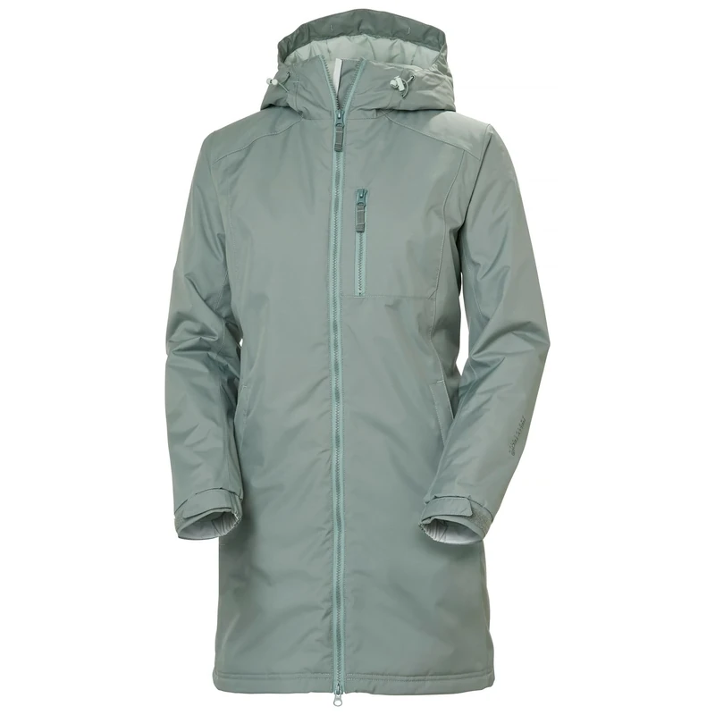 Helly Hansen Women's W Long Belfast Winter Jacket, Grey Cactus, XS