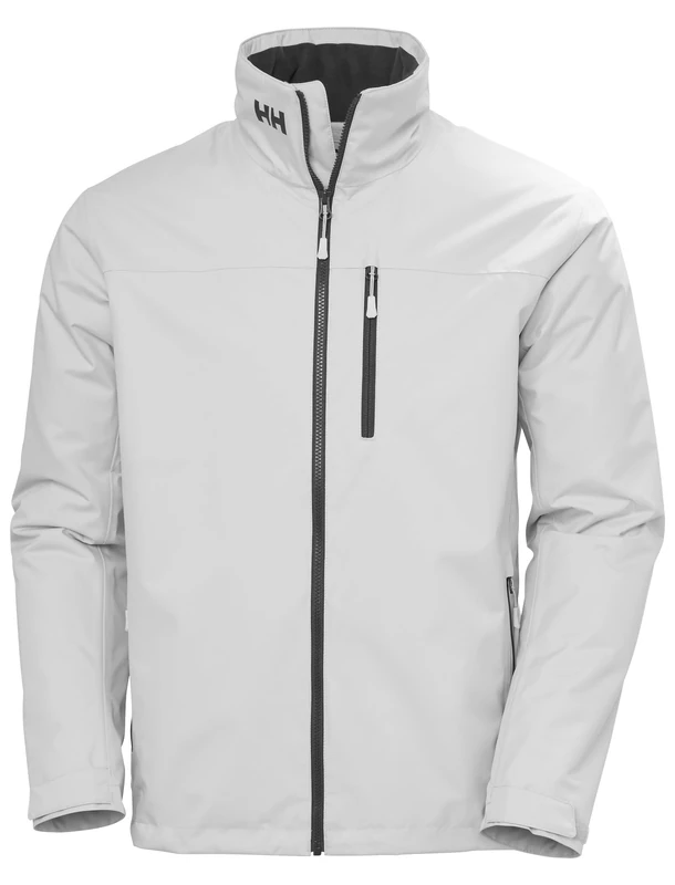 Helly Hansen Men's Crew Midlayer Jacket 2, Grey Fog, 3XL
