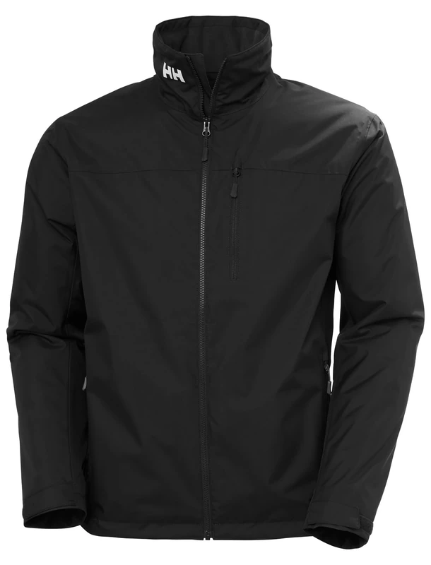 Helly Hansen Men's Crew Midlayer Jacket 2, Black, L
