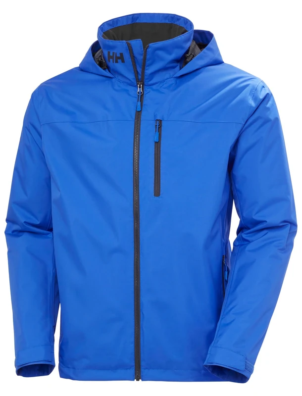 Helly Hansen Men's Crew Hooded Midlayer Jacket, Cobalt 2.0, 2XL