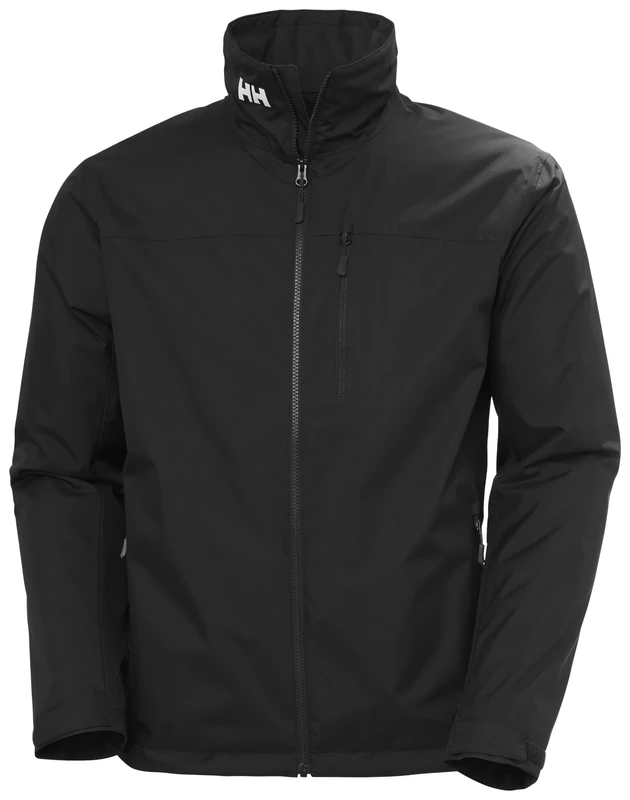 Helly Hansen Men's Crew Midlayer Jacket 2, Black, M