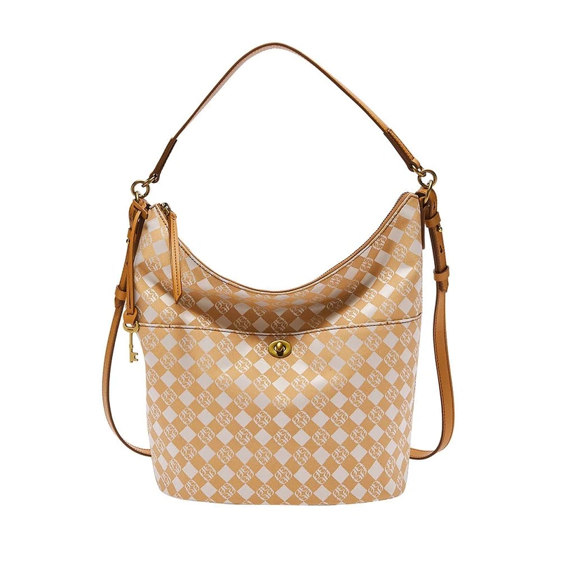 Fossil Women's Talulla Jacquard Hobo SHB2944136, Yellow