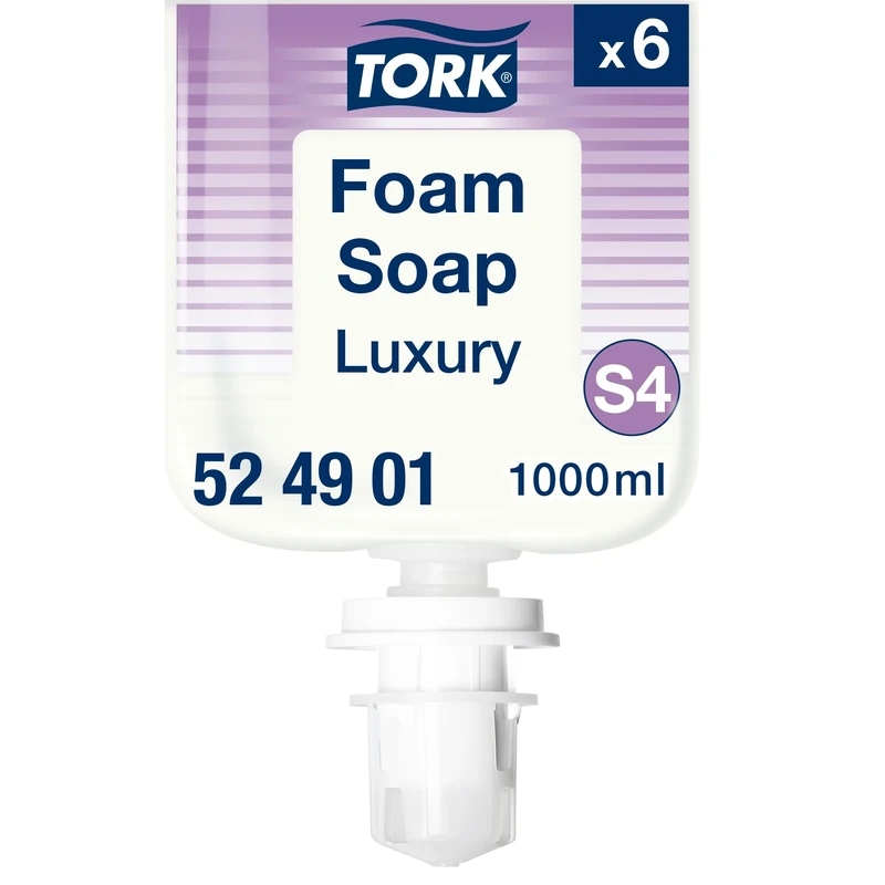 Tork Luxury Foam Soap S4, Floral Scent, 6 x 1000ml, 524901